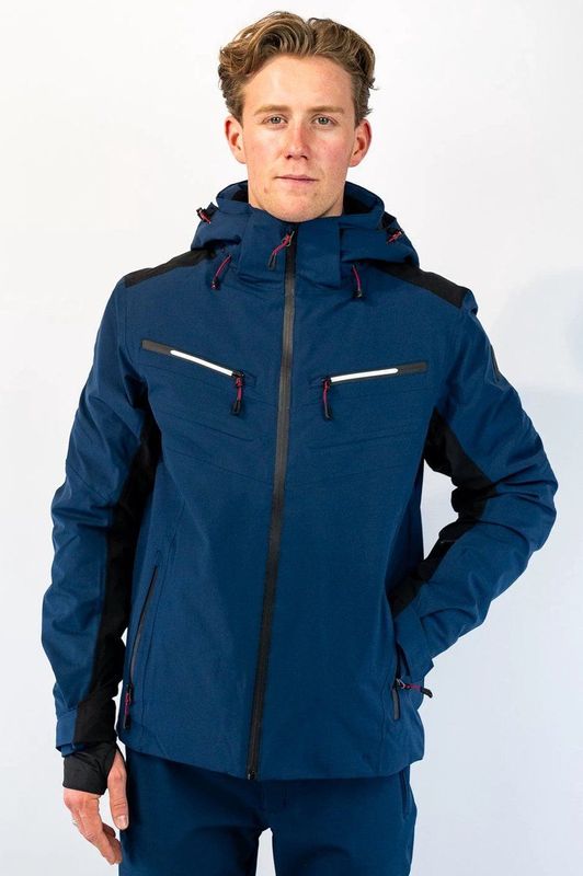 Icepeak Farwell Jacket - Donkerblauw - Wintersportjas Voor Heren