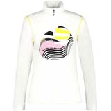 Longsleeve Icepeak Women Ellery 1/2 Zip Shirt Optic White