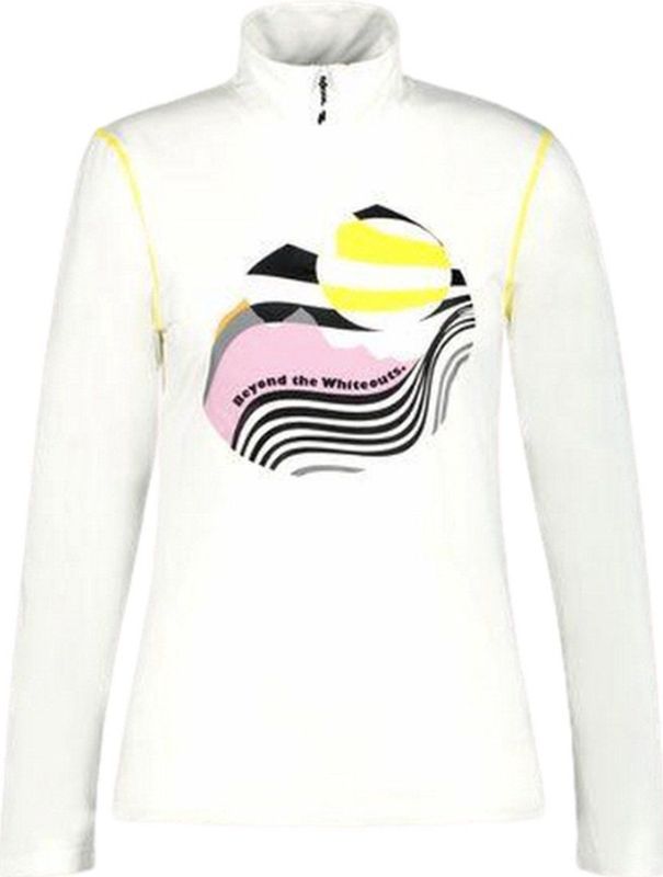 Longsleeve Icepeak Women Ellery 1/2 Zip Shirt Optic White