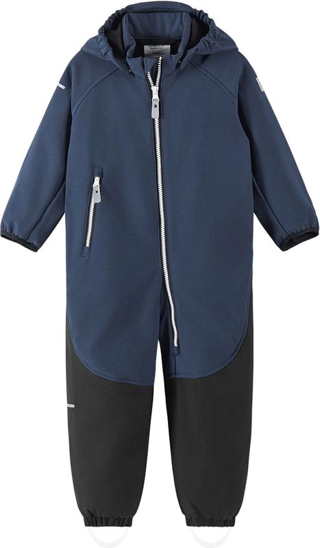 Reima - Mjosa Softshell Overall - Kinder Skipak - Navy - Unisex - Kindermaat 86 cm