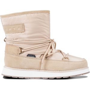 Luhta - Nauttiva - Snowboot - Beige - Koeien Suède/Textiel