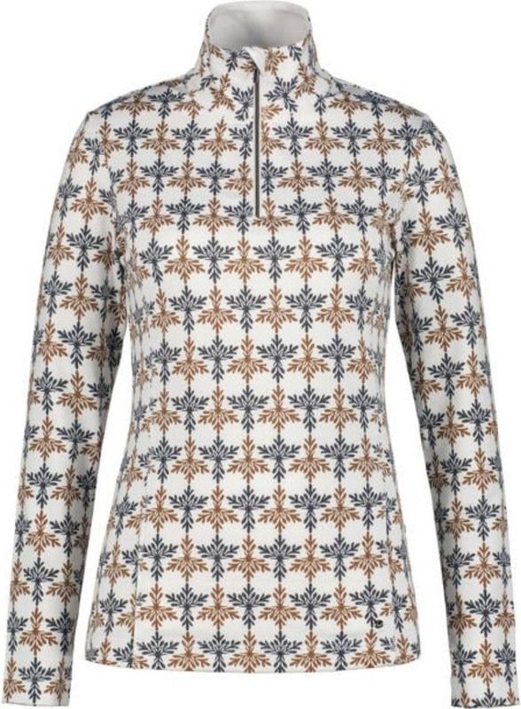 Luhta Dames Hamanki Pully Print Wit/Beige