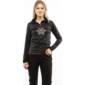 Luhta Hangist Ski Pully Dames Zwart dessin