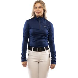 Luhta Hailuoto Ski Pully Dames Donkerblauw