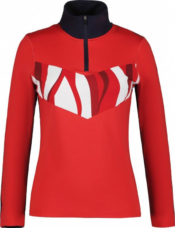 Icepeak - WM 1/2 ZIP SHIRT - T-shirt - Groen - 93% Polyester, 7% Elastaan