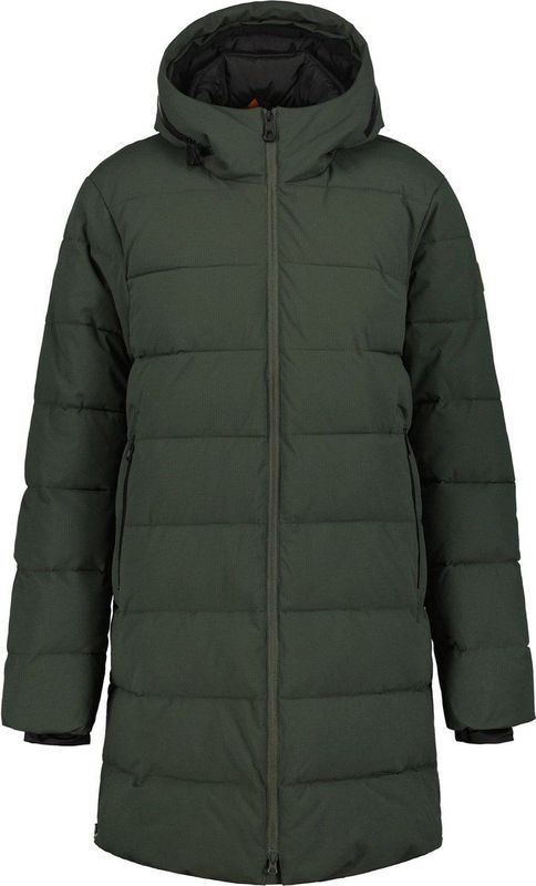 Donkergroen Winterjas - Waterdicht - 100% Polyester - Regular Fit