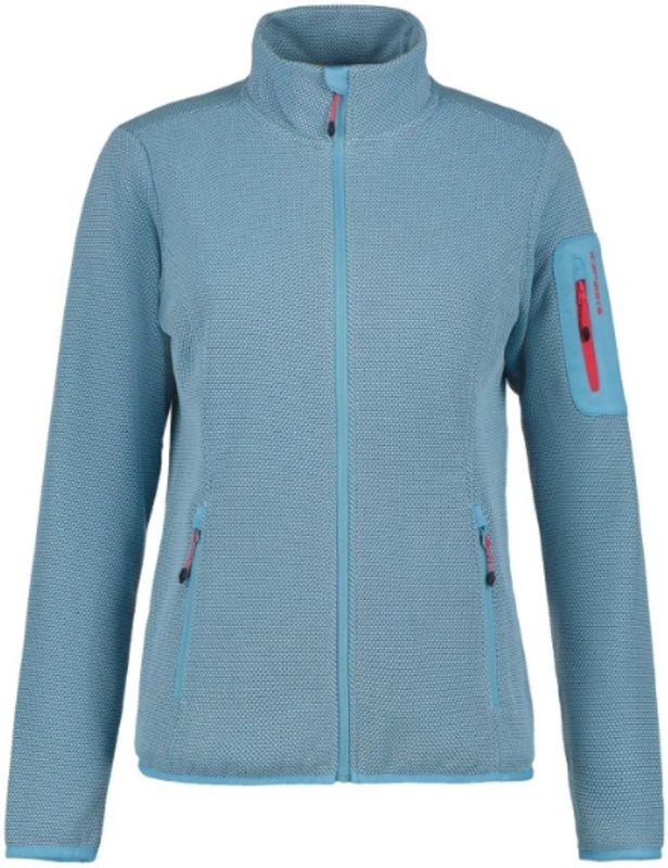 Icepeak Fleecejacke D STRICKFLEECEJACKE BOWERSVILLE (1-St) mit Markenlabel