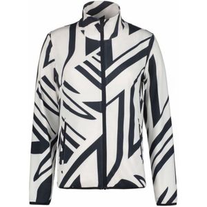 Luhta Ellala Fleece Sweater Dames - Wit - Met Rits