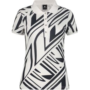LUHTA - Hennola - Polo Korte Mouw Dames - Wit - Ademend Materiaal