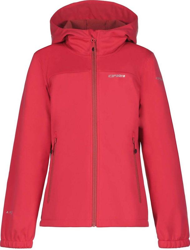 Icepeak - Kleve Jr - Outdoor Jack - Rood - Ademend en Waterdicht Materiaal