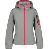 Icepeak - Kaneohe - Softshell Jack - Grijs/Rood - Ademend en Waterdicht