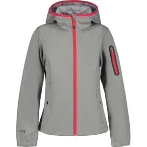 Icepeak - Kaneohe - Softshell Jack - Grijs/Rood - Ademend en Waterdicht