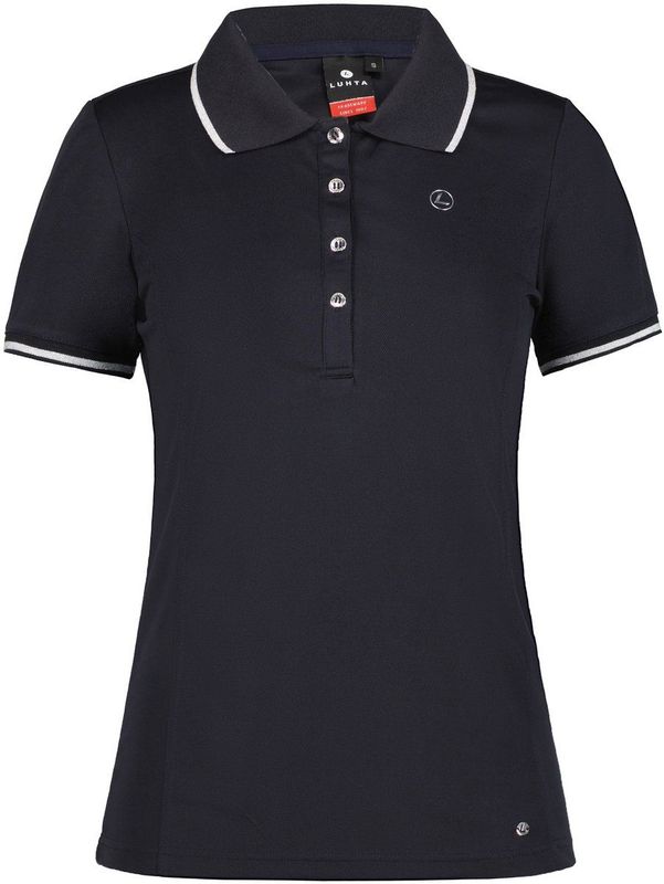 Luhta - Kivimaa - Poloshirt - Donkerblauw - 100% Polyester