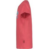 Icepeak - Crop Sportshirt - Blauw - Katoen - Korte Mouwen