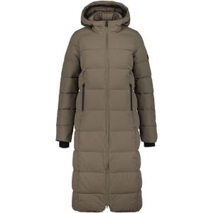 Icepeak - Brilon - Dames Coat - Antiek Groen - Lange Pasvorm - Waterdicht