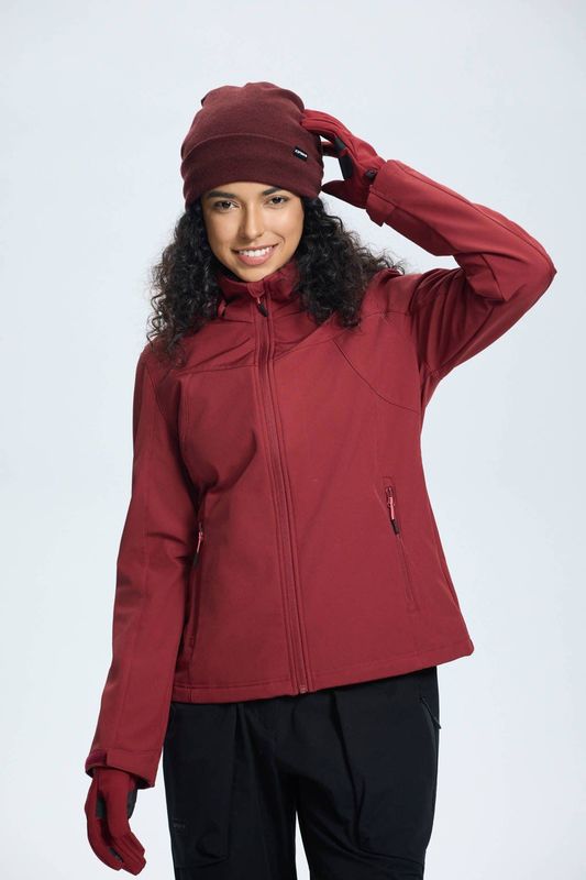 Icepeak - BRENHAM - Softshell-jack - Wine - Winddicht en Waterafstotend