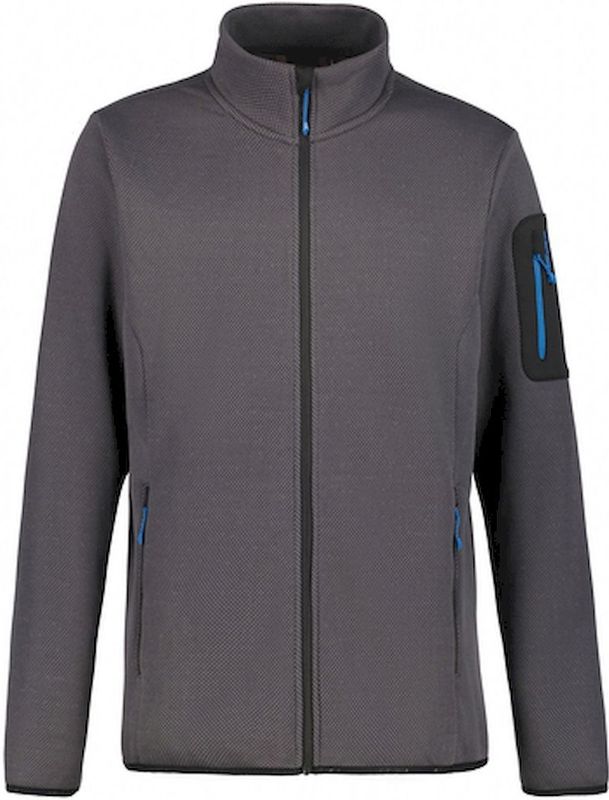 ICEPEAK Outdoorjas 'BREDSTEDT'  roestbruin / zwart