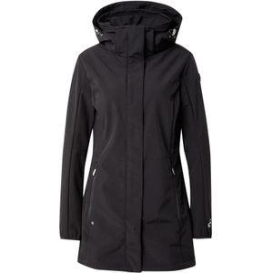 LUHTA - Iloniemi - Outdoorjas - Zwart - Afneembare Capuchon - Waterafstotend