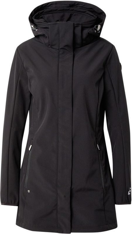 LUHTA - Iloniemi - Outdoorjas - Zwart - Afneembare Capuchon - Waterafstotend