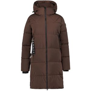 Luhta - Iskola - Dames Parka - Donker Bruin - Waterdicht - A.W.S. ACTIVE