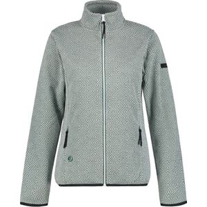Icepeak - Vest - Groen - Polyester - Met Ritssluiting en Opstaande Kraag