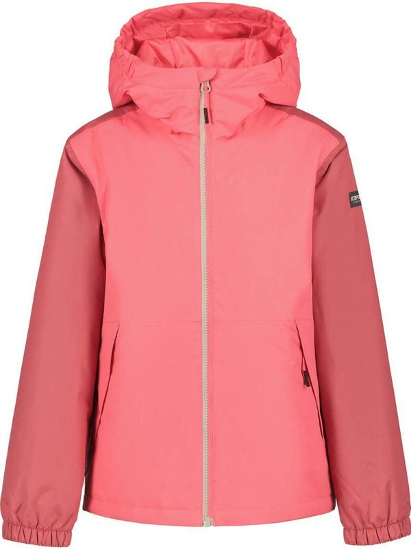 Icepeak - Outdoor Jas - Roze - 100% Polyester - Met Rits en Windvanger