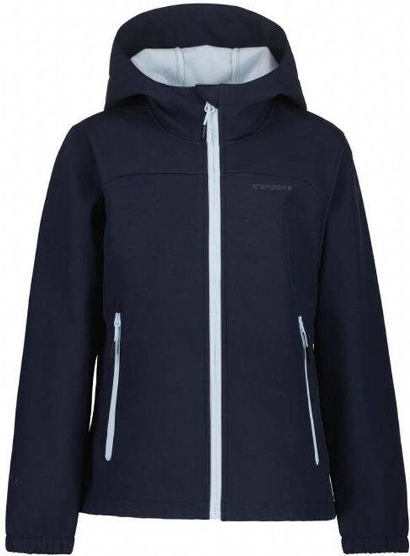 Softshell fleece wandelsjas voor meisjes Icepeak Kobryn