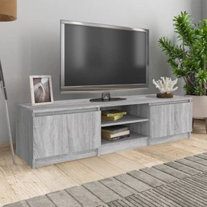 DCRAF Meubels TV-kast Grijs Sonoma 140x40x35,5 cm formaat Engineered Wood
