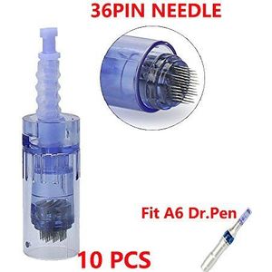 Cartuchos de micro agujas para Ultima A6 Dr.Pen, consejos para el sistema de terapia de microagujas Derma Pen con sello eléctrico 36Pin