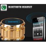 S28 Metalen mobiele Bluetooth Stereo draagbare luidspreker met Hands-free Call Function(Gold)