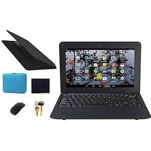 FANCY CHERRY 10 inch 8 GB Laptop Netbook Notebook PC Ultrabook Android HDMI Dual Core WIFI Camera, Accessoires Laptop Tas + Muis + Muismat + Oortelefoon (zwart)