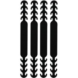4 Earsavers | Kunststof | Oorbeschermers | Mondkapje Verlengers | Zwart