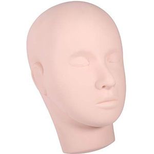 Oefenhoofd voor make-up, wimperverlenging, oefenmodel, etalagepop, 1 stuk