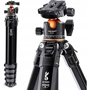 Kf statief professioneel statief voor camera / videocamera - kop 3d 15kg / K&f 09.105