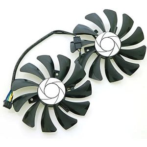 iHaospace 2 stuks/lot HA9010H12SF-Z Grafische Kaartventilator voor 12V 0.57A 85mm 40 x 40 x 40 mm 4Draad 4Pin Voor MSI GeForce GTX1050TI GTX 1050 1060 GTX1060 6GT OCV1 ARMOR