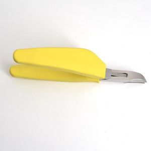 Nagelknipper, professionele Pedicure Nageltang -  Geel recht-spits