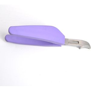 Nagelknipper, professionele Pedicure Nageltang -  Paars hoog ovaal