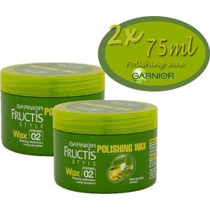 2x Garnier fructis style wax 02- 75ml