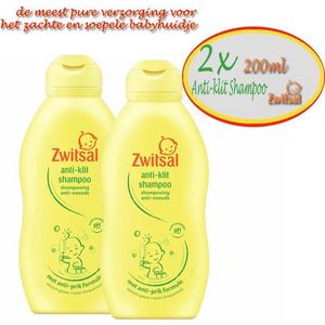 Zwitsal - Shampoo - Anti-klit Shampoo - 200ml x 2