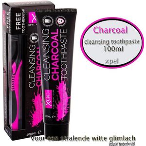 Cleansing Charcoal Tandpasta - 100ml - Tandenborstel - Witte tanden