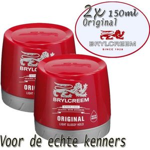 Brylcreem Original haarcreme- voordeel pak- 2x 150 ml