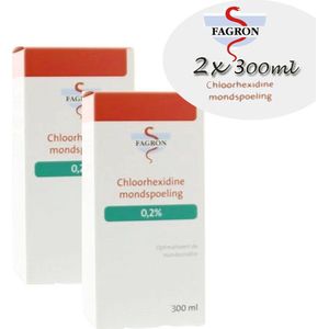 Fagron  Chloorhexidine mondspoeling 0,2% -2x 200ml