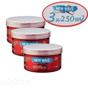 Wella New Wave Gel Ultra Strong Xxl - 3x 250ml- voordeel verpakking