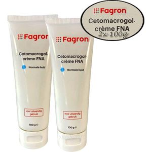 2x 100g Cetomacrogol crème - verzachtende en beschermende creme