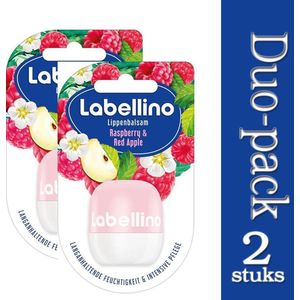 Labello Lippenbalsem Duo Pack- 2x labellino Raspberry & Red Apple