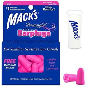 MACK'S Dreamgirl Soft Foam Earplugs (10 paar) – met gratis reishoes