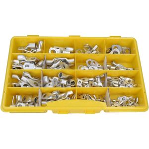 De grote 188-delige assortimentsdoos buiskabelschoen 4-50mm² krimpverbinder I industriële kwaliteit