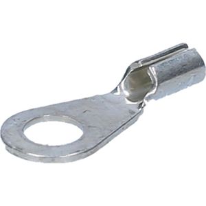 Verpakking met 10 stuks soldeerkabelschoenen ringvorm 1,5-2,5 mm² M5 messing vertind DIN 64211