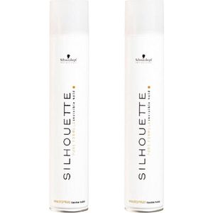 Schwarzkopf Silhouette Flexible Hold Hairspray - voordeelverpakking - 2 x 500 ml