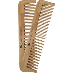 green-goose® Bamboe Kam - 2 Stuks - 100% Natuurlijk en Biologisch Afbreekbaar